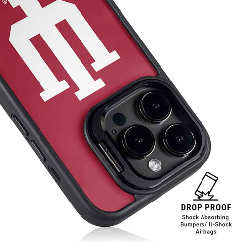 Indiana University IU Logo iPhone 15 Pro Kickstand Case